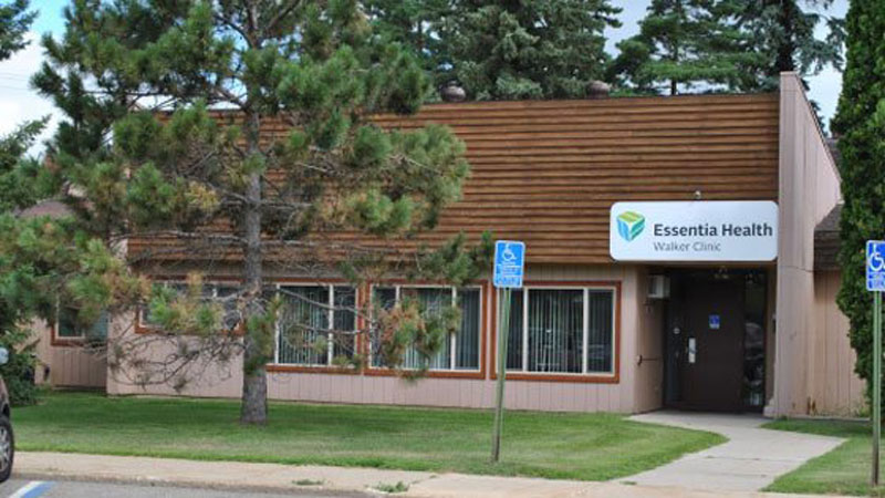 An exterior view of Essentia Health-Walker Clinic