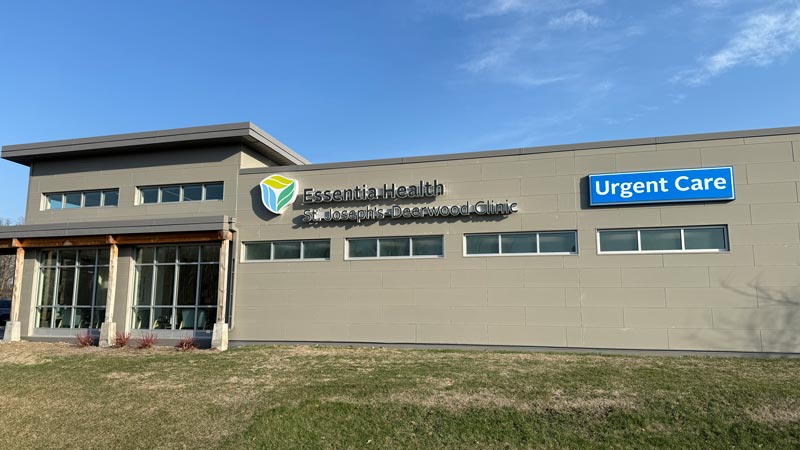 An exterior view of Essentia Health Urgent Care-Deerwood