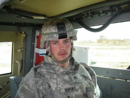 John Seifert in military uniform