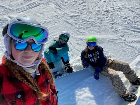 Laurich family snowboarding