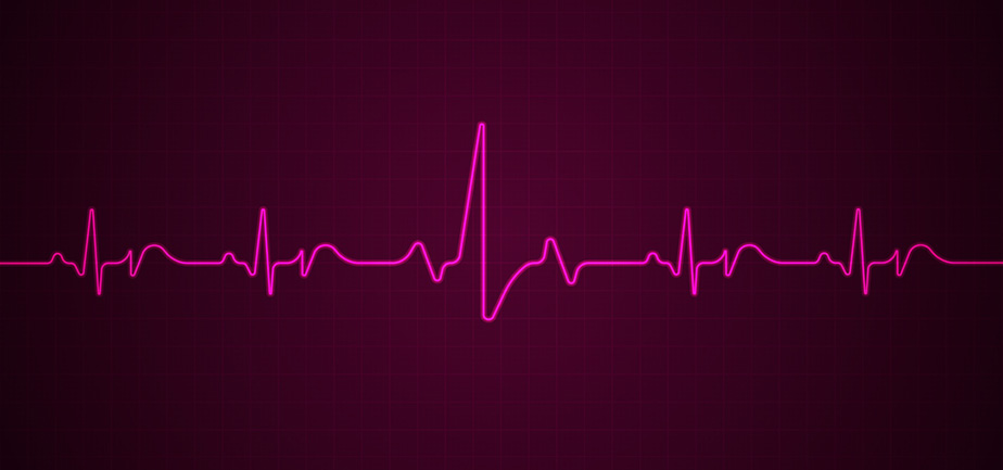 pink heart beat