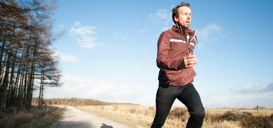 man running outside