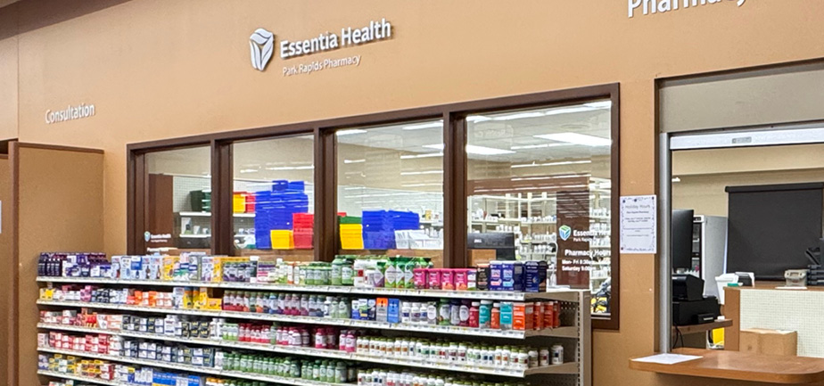 exterior of a pharmacy with over-the-counter medications