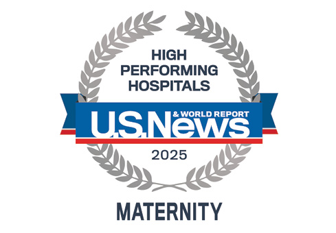 U.S. News & World Report 2025 maternity emblem