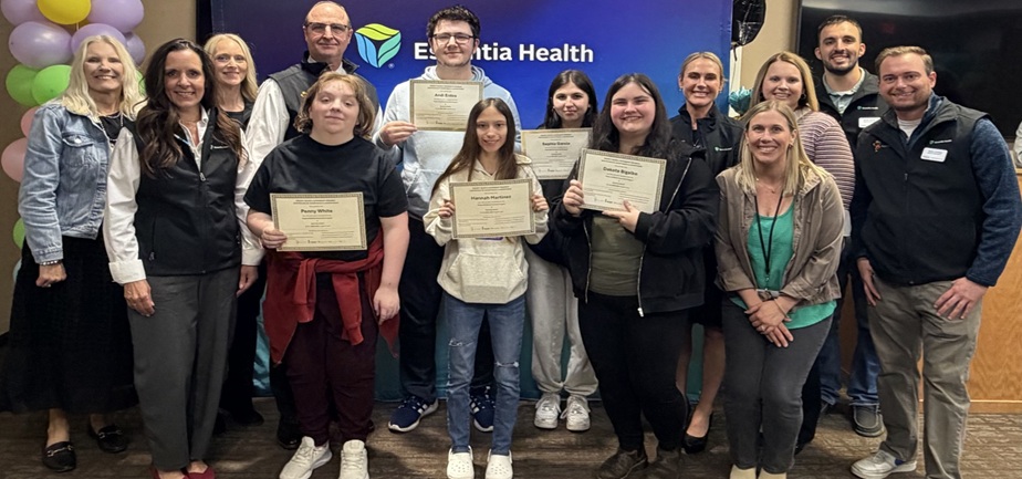 Students, staff and Essentia Health colleagues celebrate Essentia's Project SEARCH Decision Day