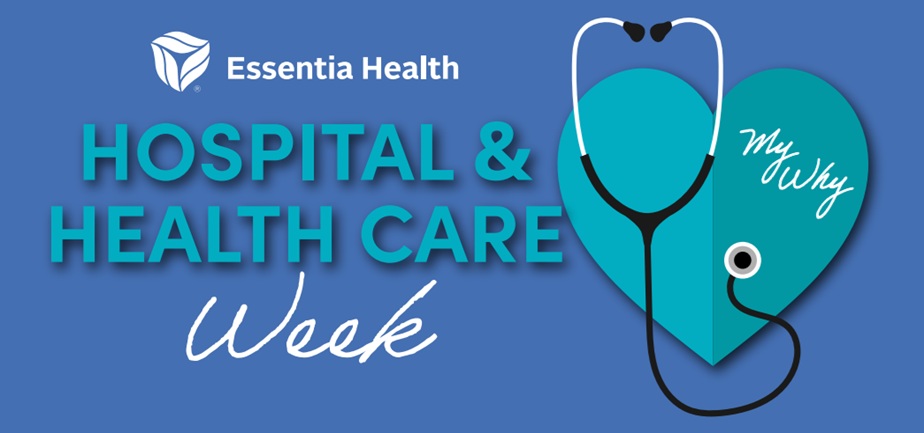 Logo for National Hospital and Healthcare Week at Essentia Health