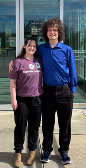 Paige and Adam Jacobson