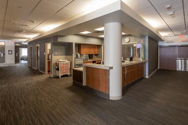 A clean hospital with modern fixtures and beautiful settings